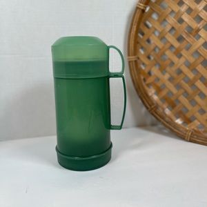 COPY - Thermos Food Jar 10 Oz Green Plastic Glass Vacuum Insulated Plastic Line…